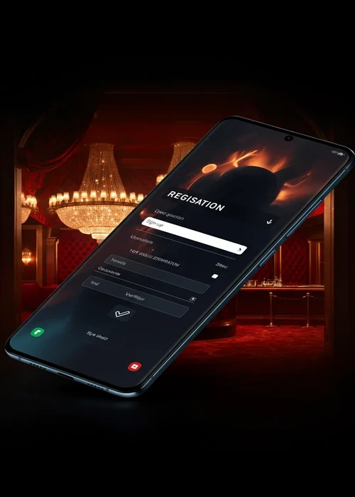 Page création compte Golden Crown avec vérification email